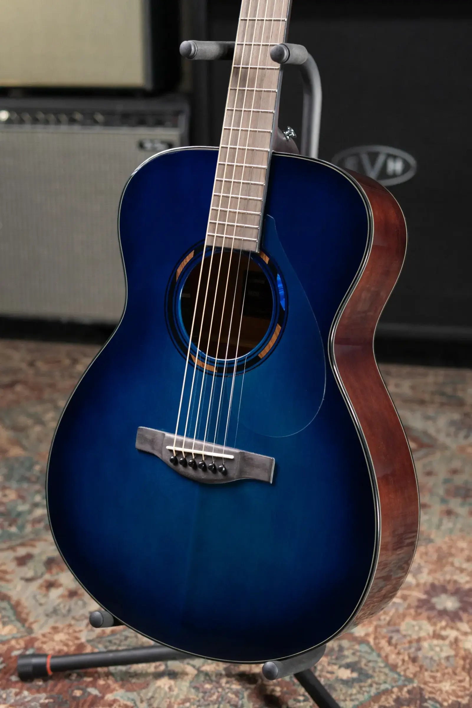 Yamaha TAS1E TransAcoustic Acoustic/Electric Guitar - Ultra Marine with Gig Bag - B-Stock