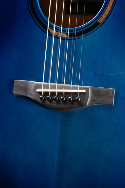 Yamaha TAS1E TransAcoustic Acoustic/Electric Guitar - Ultra Marine with Gig Bag - B-Stock