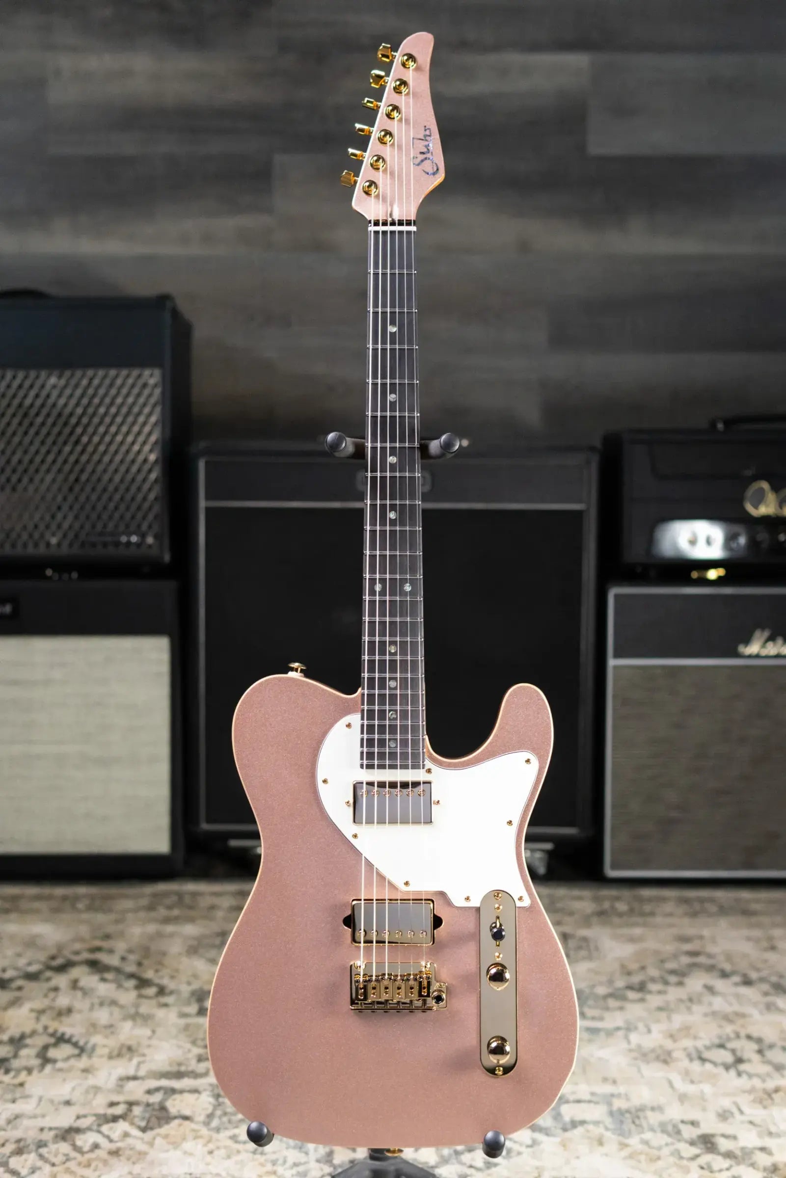 Suhr Custom Classic T Electric Guitar - Custom Metallic with Hardshell Case