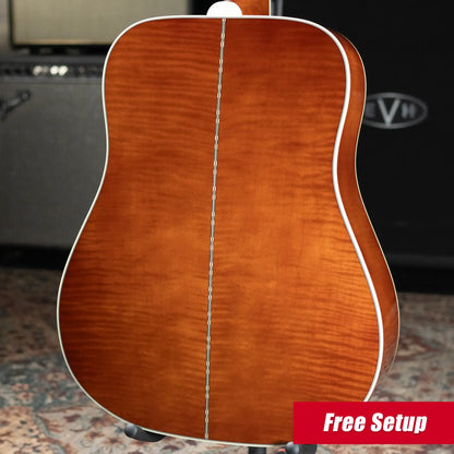 Gibson Dove Anniversary Limited Edition Acoustic/Electric Guitar - Cremona Burst with Hardshell Case