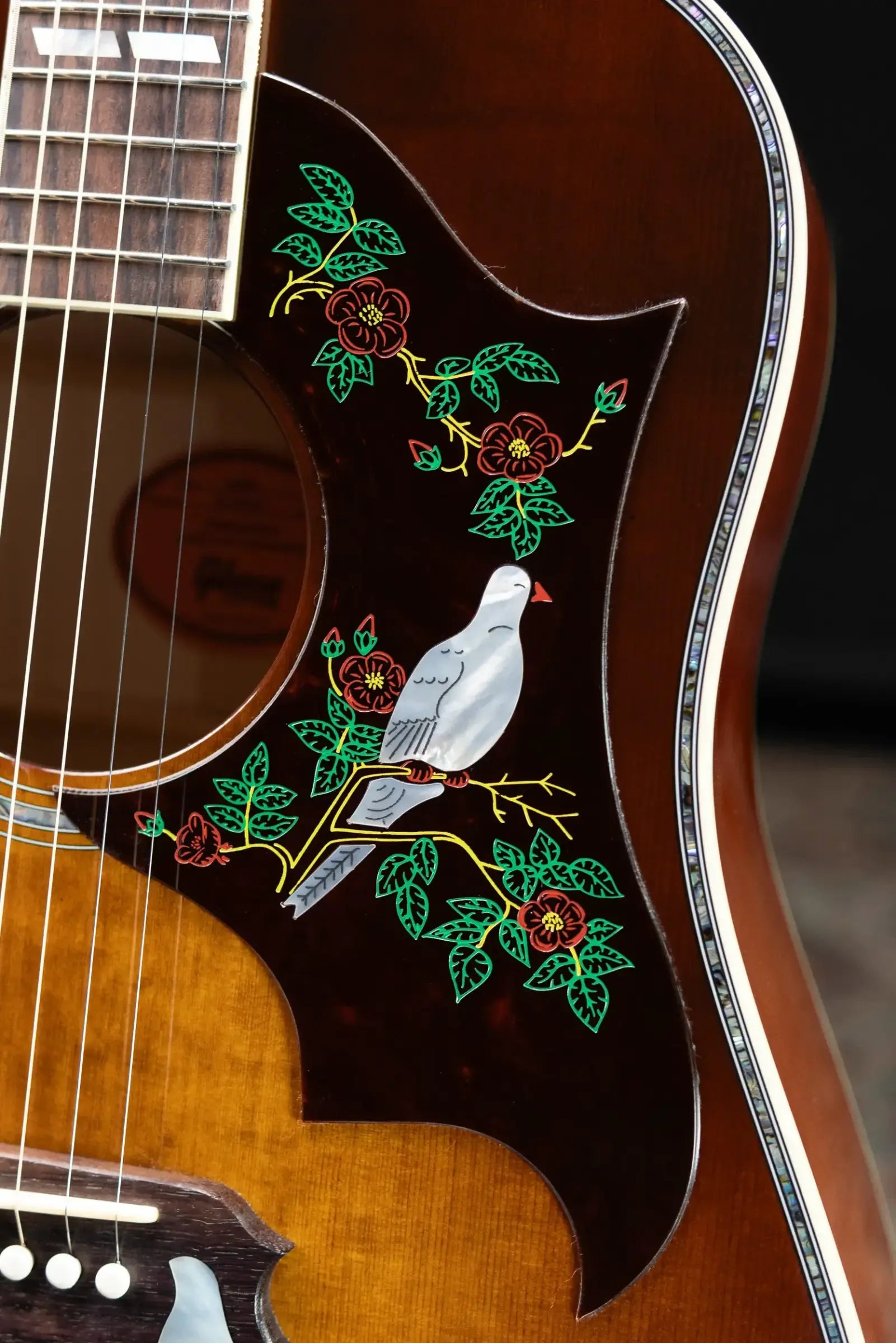 Gibson Dove Anniversary Limited Edition Acoustic/Electric Guitar - Cremona Burst with Hardshell Case