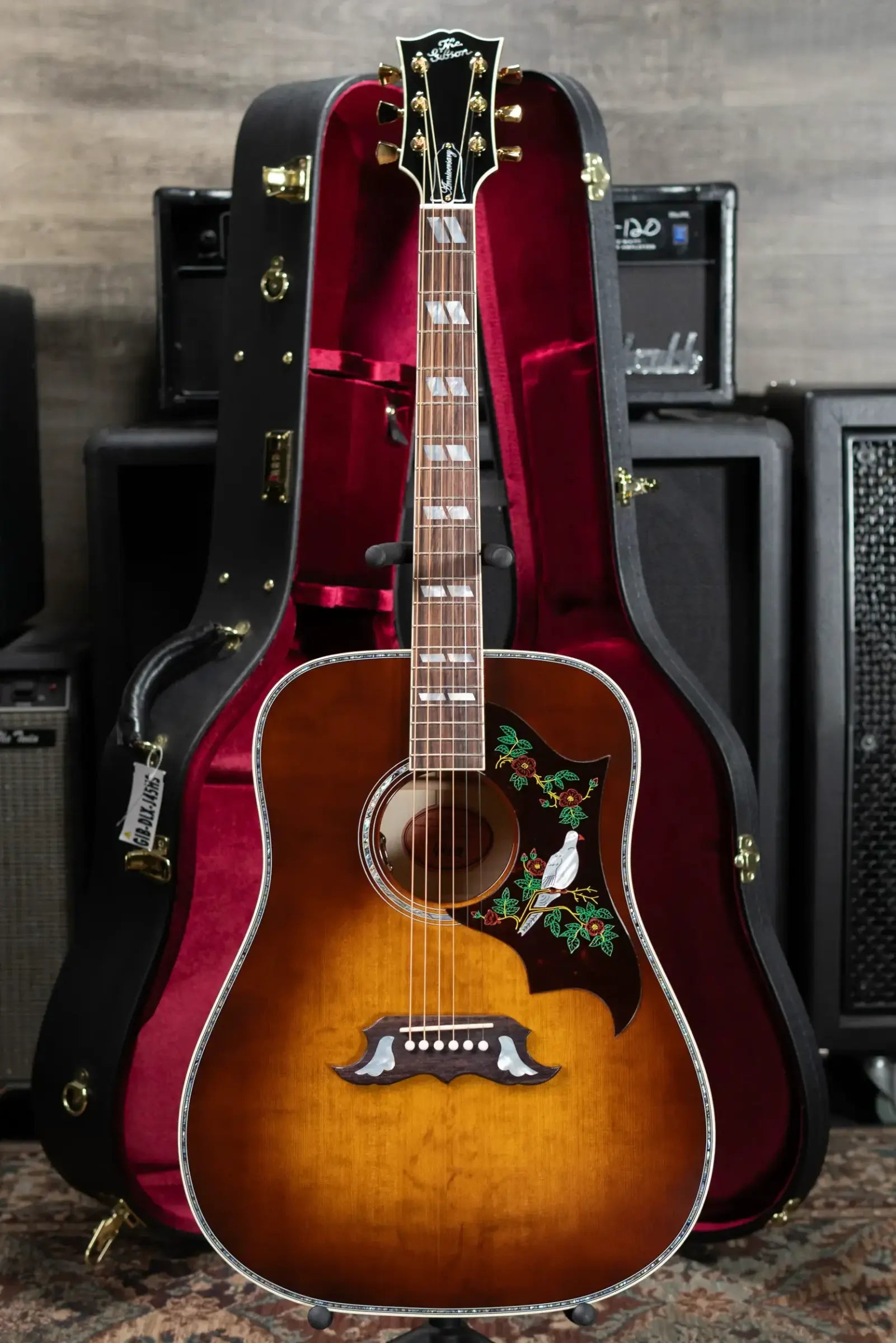 Gibson Dove Anniversary Limited Edition Acoustic/Electric Guitar - Cremona Burst with Hardshell Case