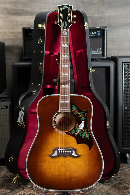 Gibson Dove Anniversary Limited Edition Acoustic/Electric Guitar - Cremona Burst with Hardshell Case