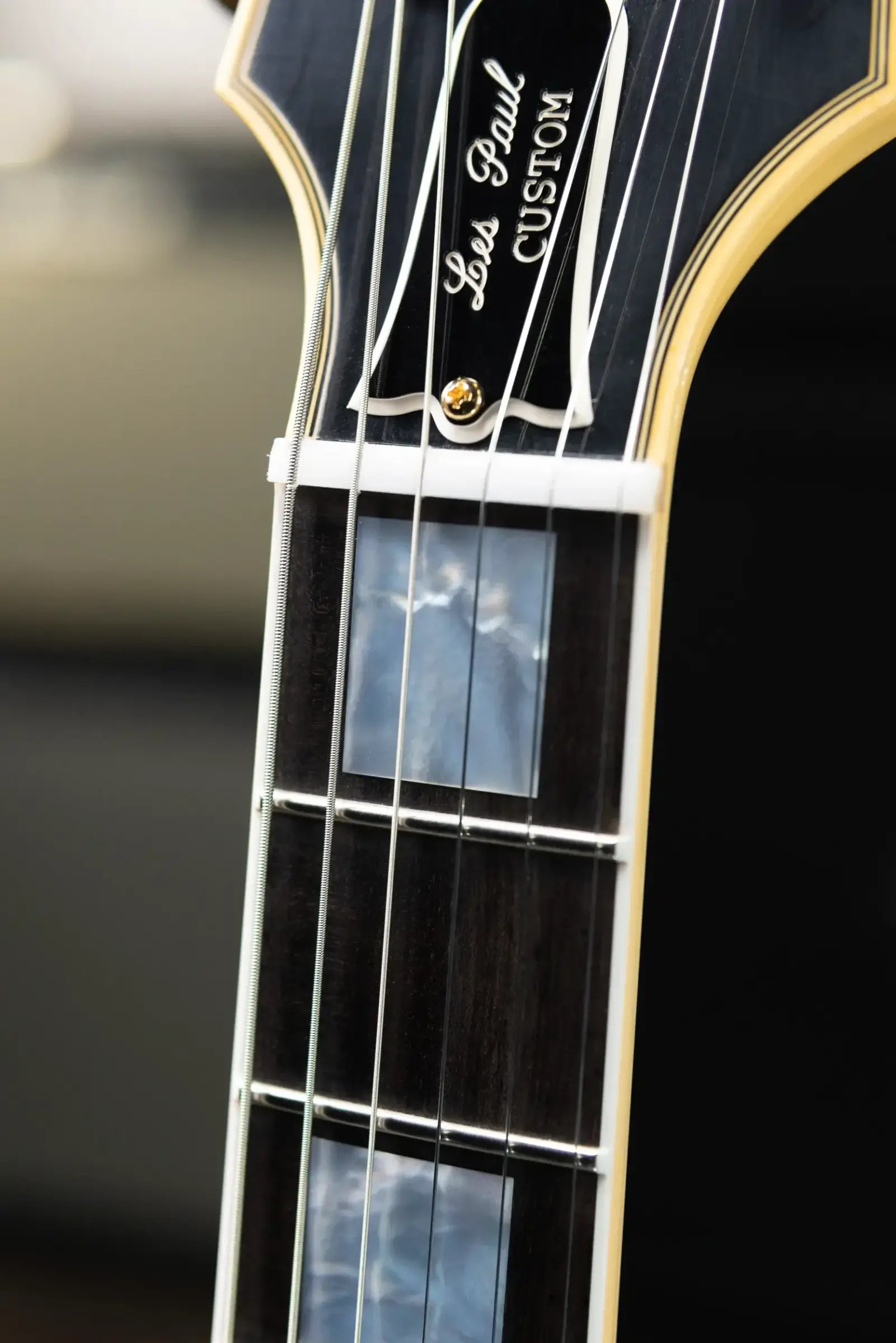 Gibson Custom Shop 1963 Les Paul SG Custom Reissue 3-Pickup with Maestro VOS Electric Guitar - Classic White with Hardshell Case