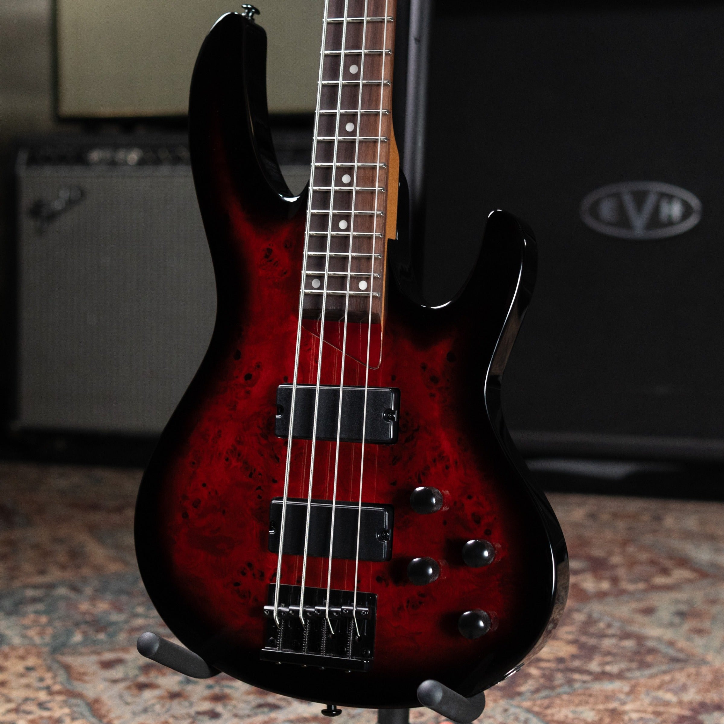 ESP LTD B-204DX Electric Bass - Red Burst