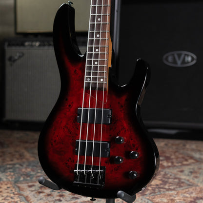 ESP LTD B-204DX Electric Bass - Red Burst