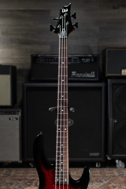 ESP LTD B-204DX Electric Bass - Red Burst