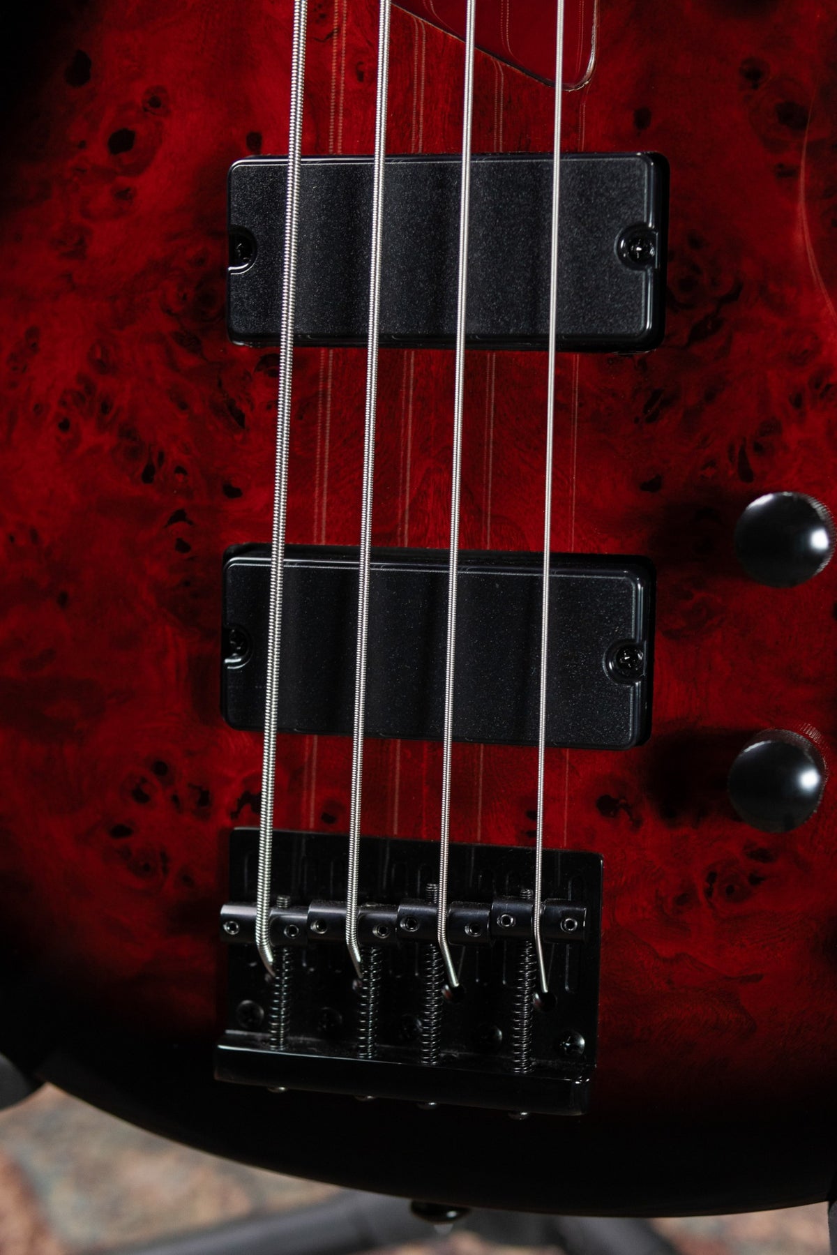 ESP LTD B-204DX Electric Bass - Red Burst