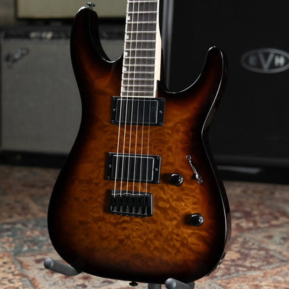 ESP LTD MH-200HT Electric Guitar - Dark Brown Sunburst