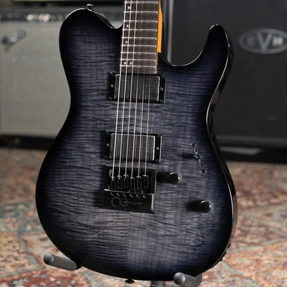 ESP LTD Deluxe TH-1000 Evertune Electric Guitar - See-Thru Black Sunburst