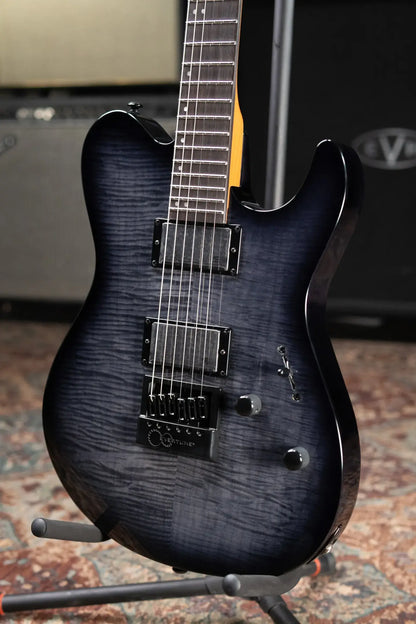 ESP LTD Deluxe TH-1000 Evertune Electric Guitar - See-Thru Black Sunburst