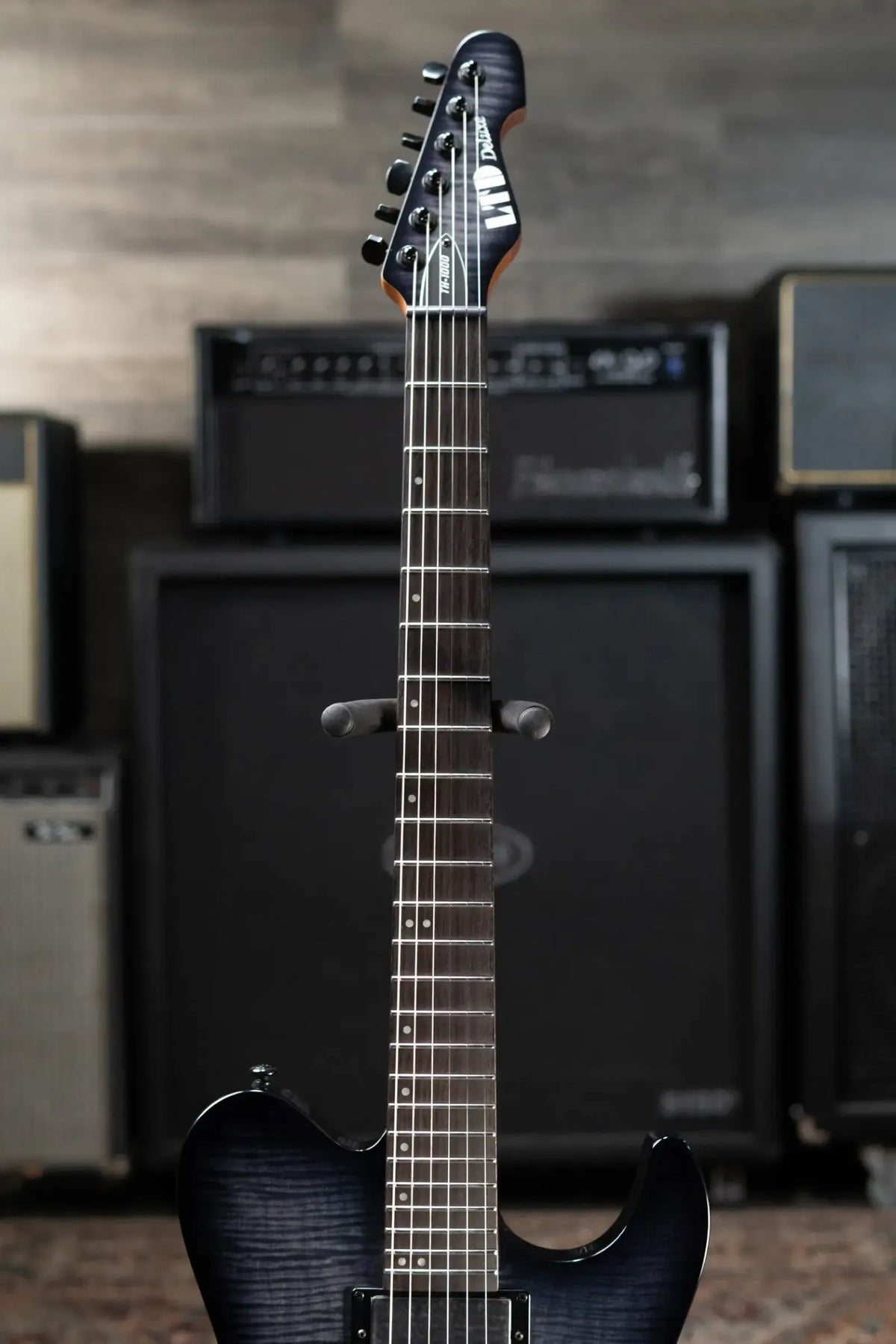 ESP LTD Deluxe TH-1000 Evertune Electric Guitar - See-Thru Black Sunburst