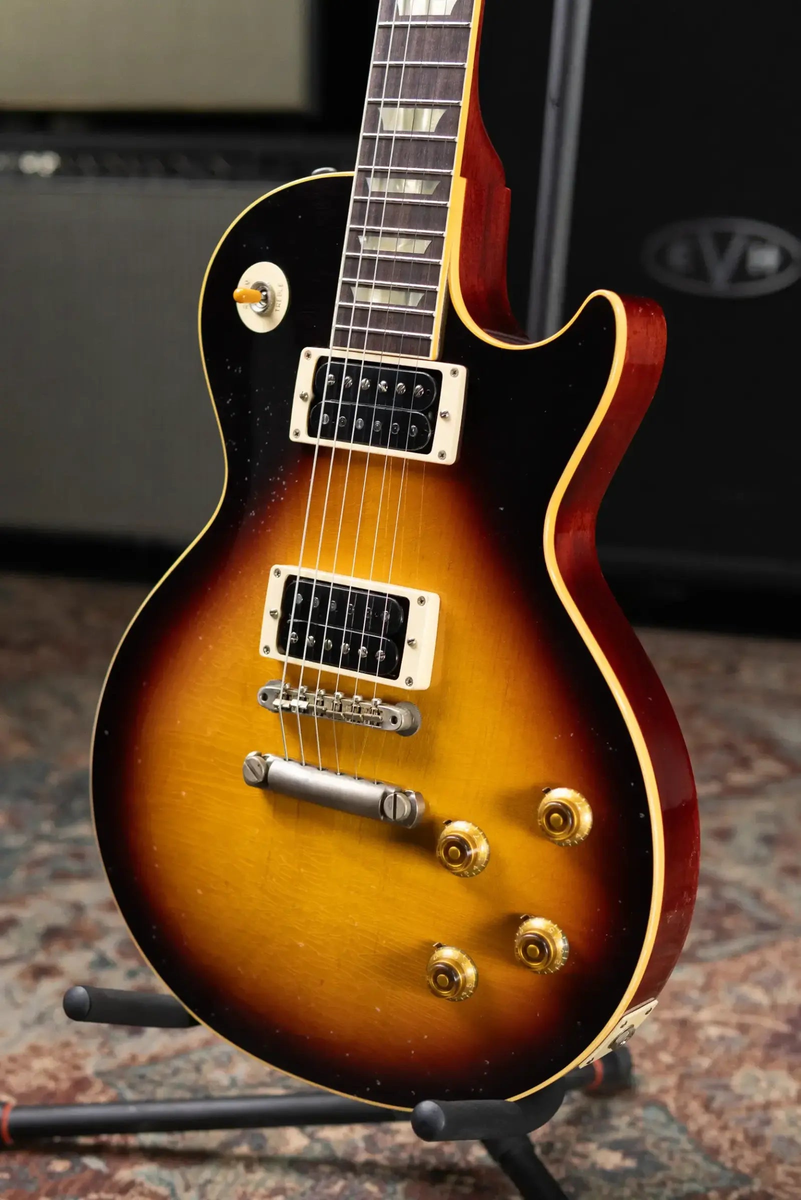 Gibson Custom Shop Limited Edition 1958 Les Paul Standard Reissue Murphy Lab Electric Guitar - Athens Burst Light Aged with Hardshell Case