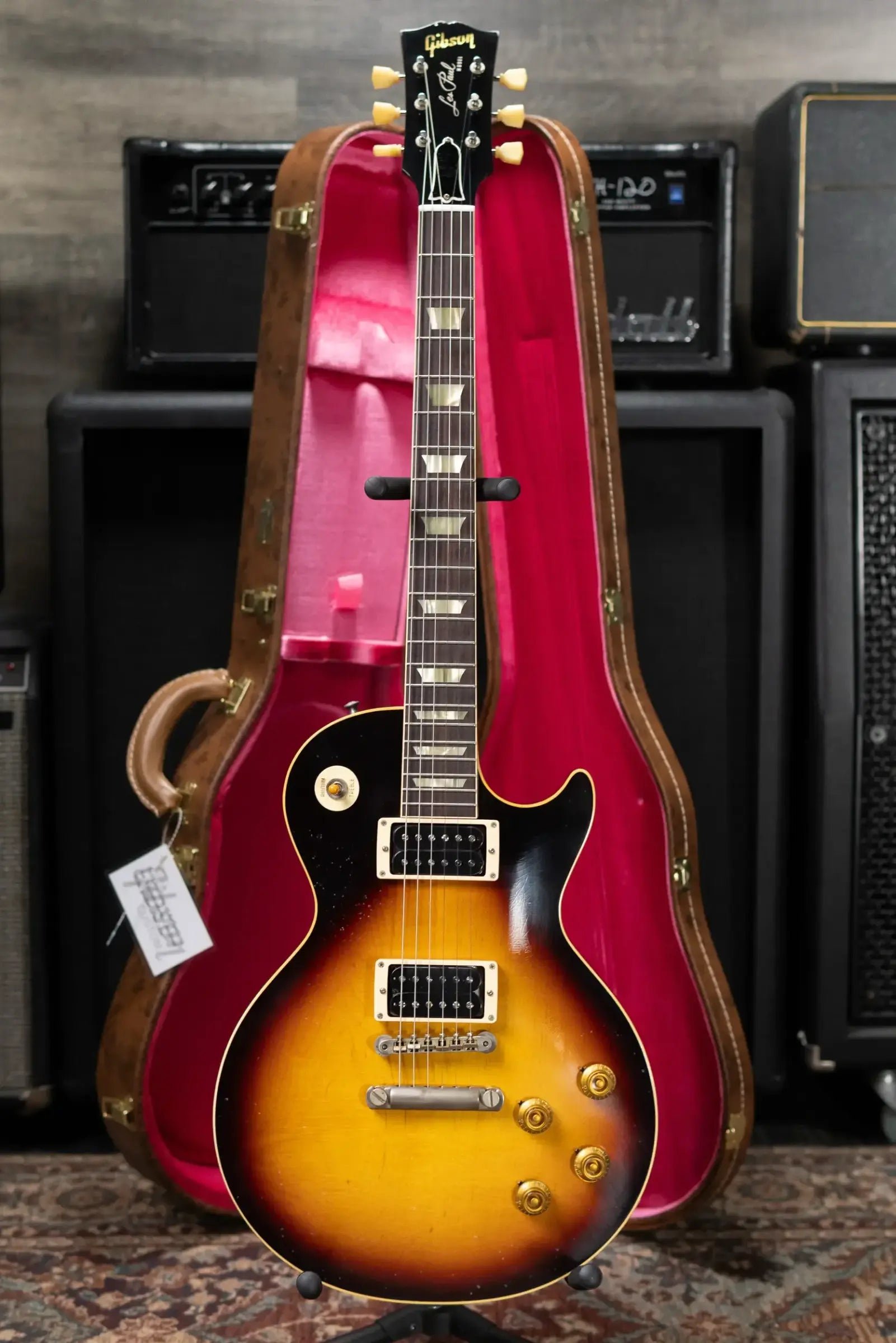 Gibson Custom Shop Limited Edition 1958 Les Paul Standard Reissue Murphy Lab Electric Guitar - Athens Burst Light Aged with Hardshell Case