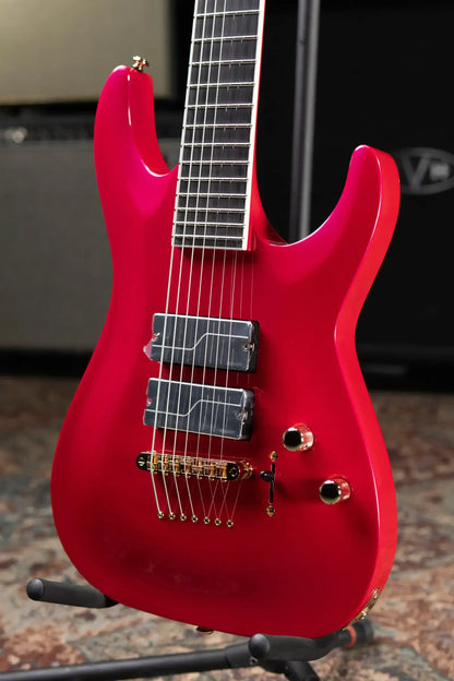 ESP LTD SC-607B Stephen Carpenter Signature 7-String Baritone Electric Guitar - Magenta with Hardshell Case