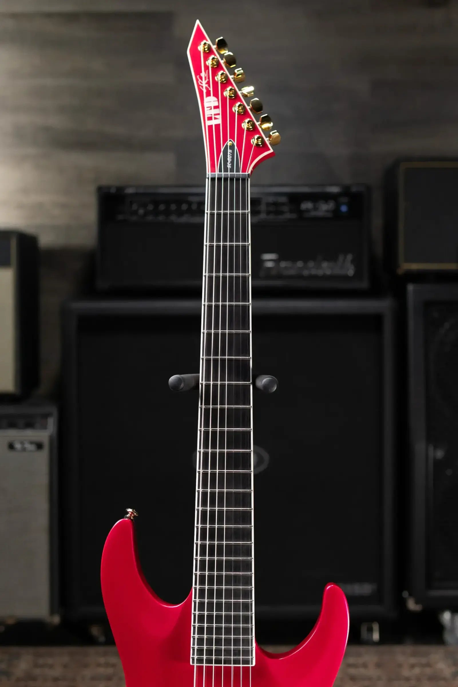 ESP LTD SC-607B Stephen Carpenter Signature 7-String Baritone Electric Guitar - Magenta with Hardshell Case