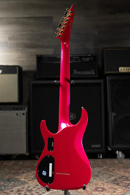 ESP LTD SC-607B Stephen Carpenter Signature 7-String Baritone Electric Guitar - Magenta with Hardshell Case