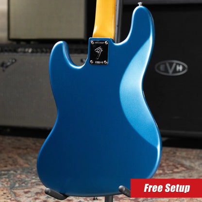 Fender American Vintage II 1966 Jazz Bass - Lake Placid Blue with Hardshell Case