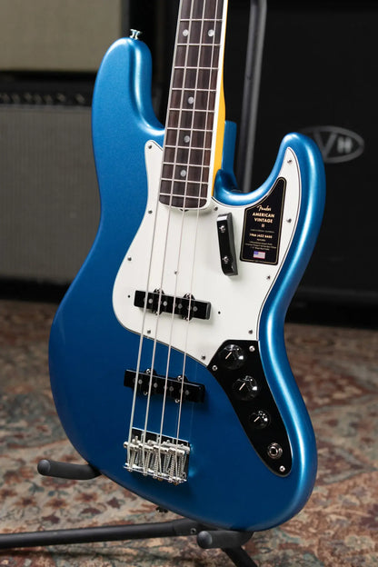 Fender American Vintage II 1966 Jazz Bass - Lake Placid Blue with Hardshell Case