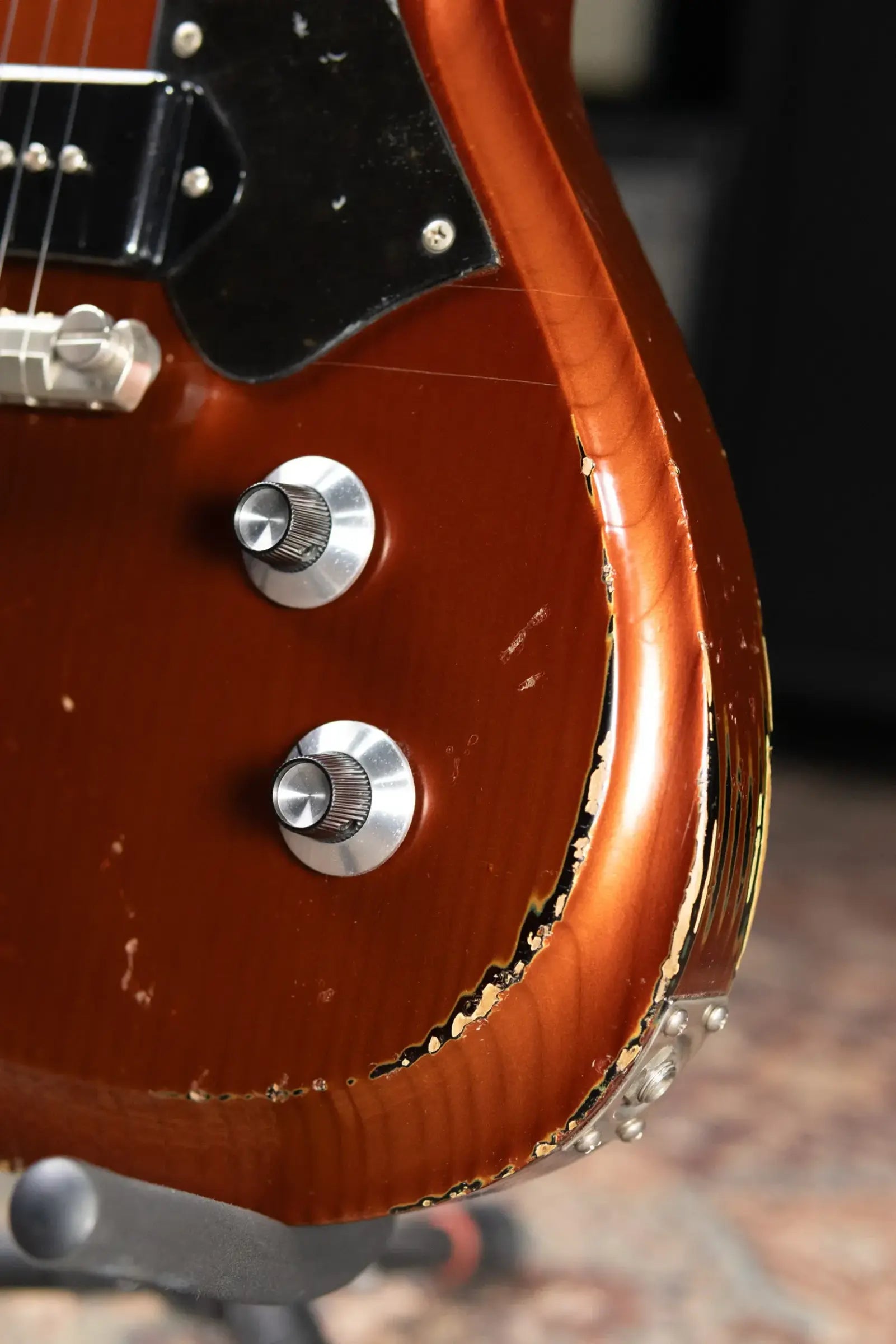 Novo Custom Shop Solus M1 Electric Guitar - Copper over '64 3-Tone Burst with Gig Bag