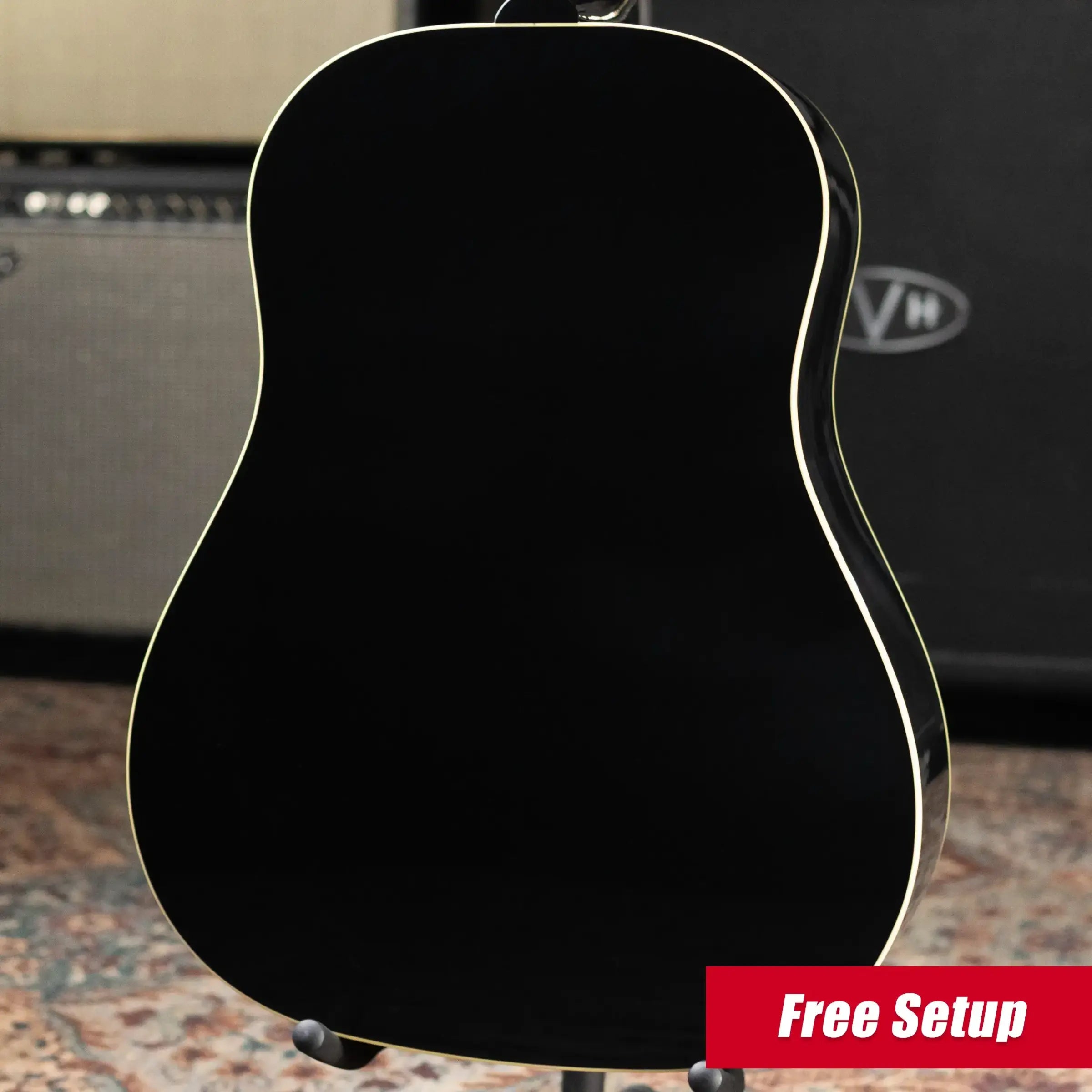 Gibson '50s J-45 Original Acoustic/Electric Guitar - Ebony with Hardshell Case