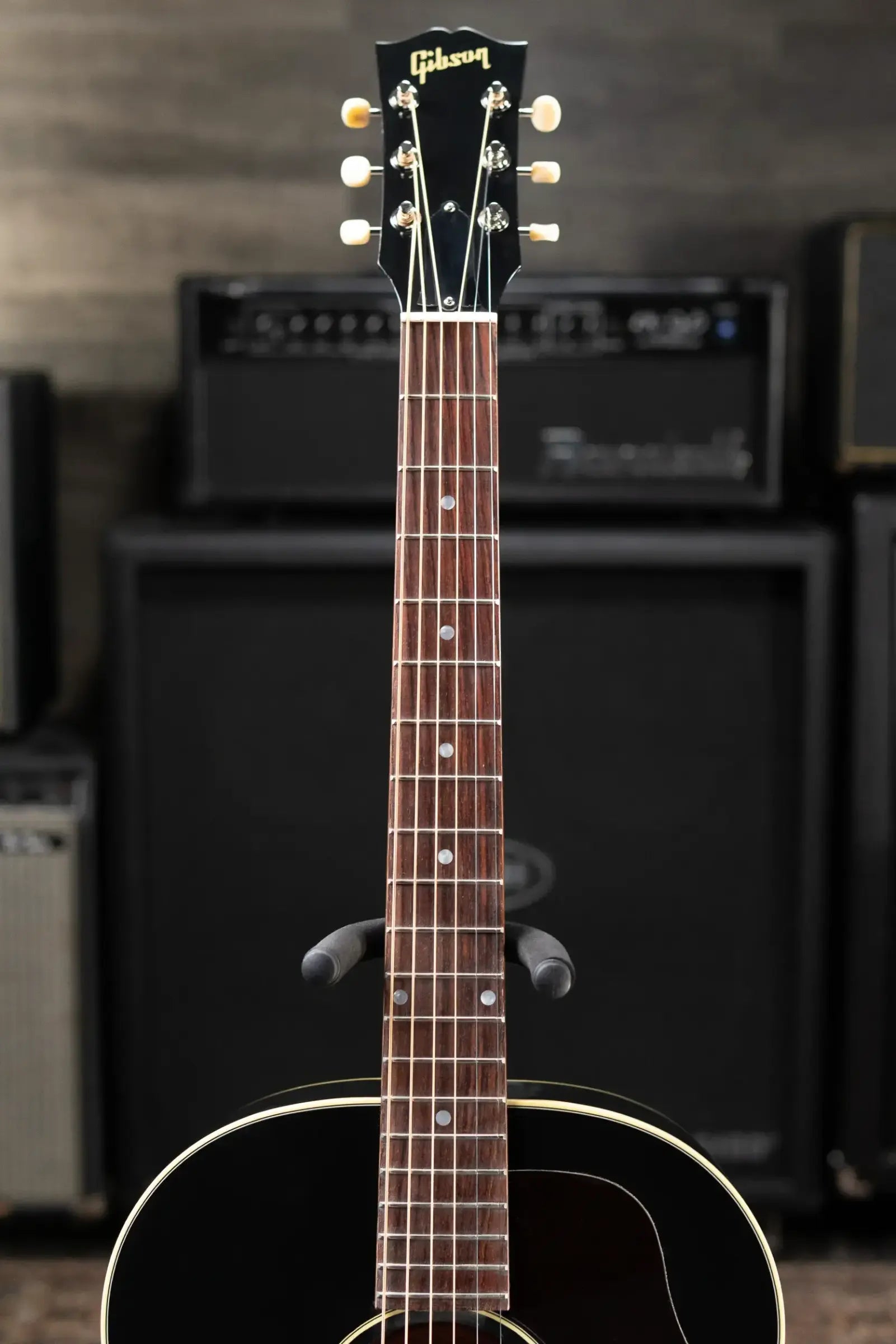 Gibson '50s J-45 Original Acoustic/Electric Guitar - Ebony with Hardshell Case