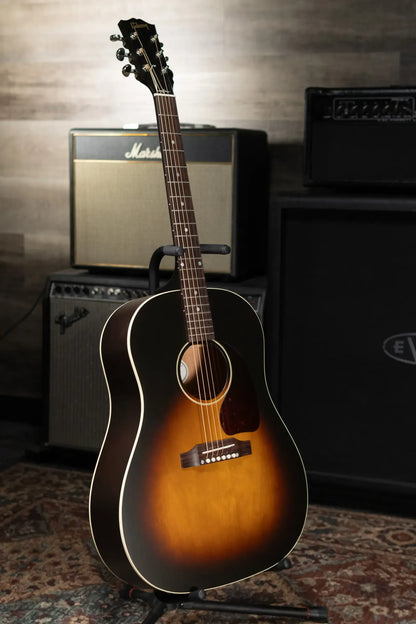 Gibson J-45 Special Acoustic/Electric Guitar - Satin Vintage Sunburst with Gig Bag