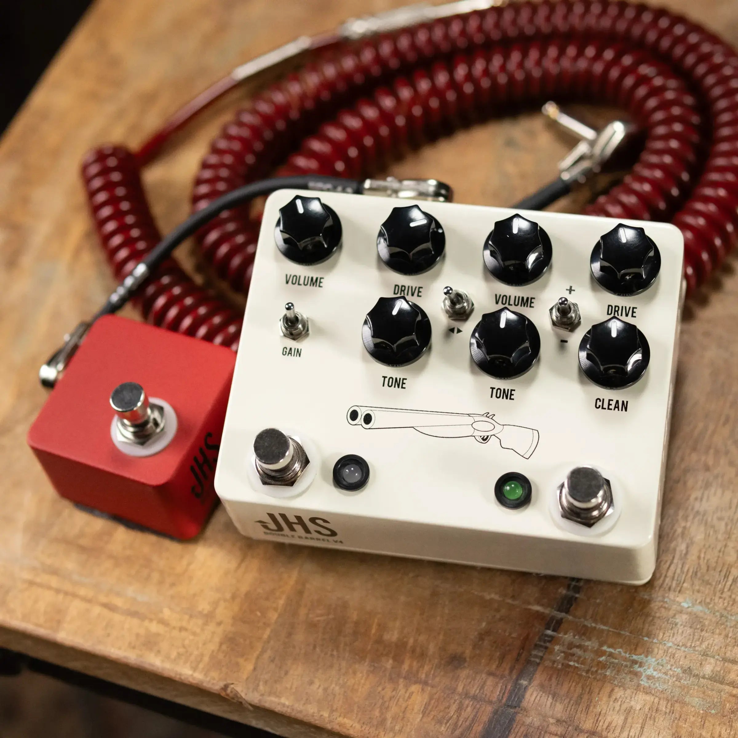JHS Double Barrel v4 with Red Remote ( No Box ) - Used