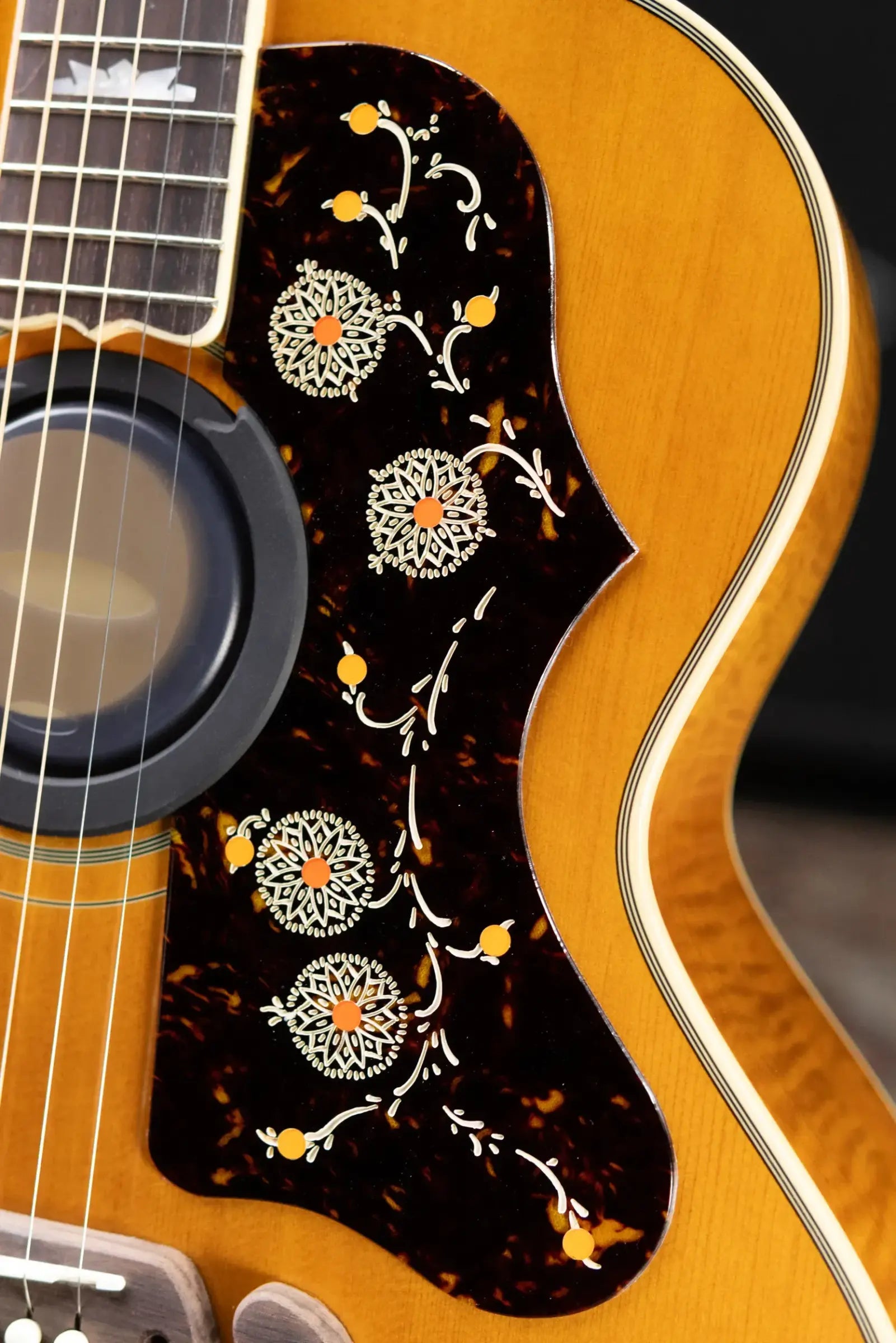 Epiphone 1957 SJ-200 Reissue Acoustic/Electric Guitar - Antique Natural with Hardshell Case