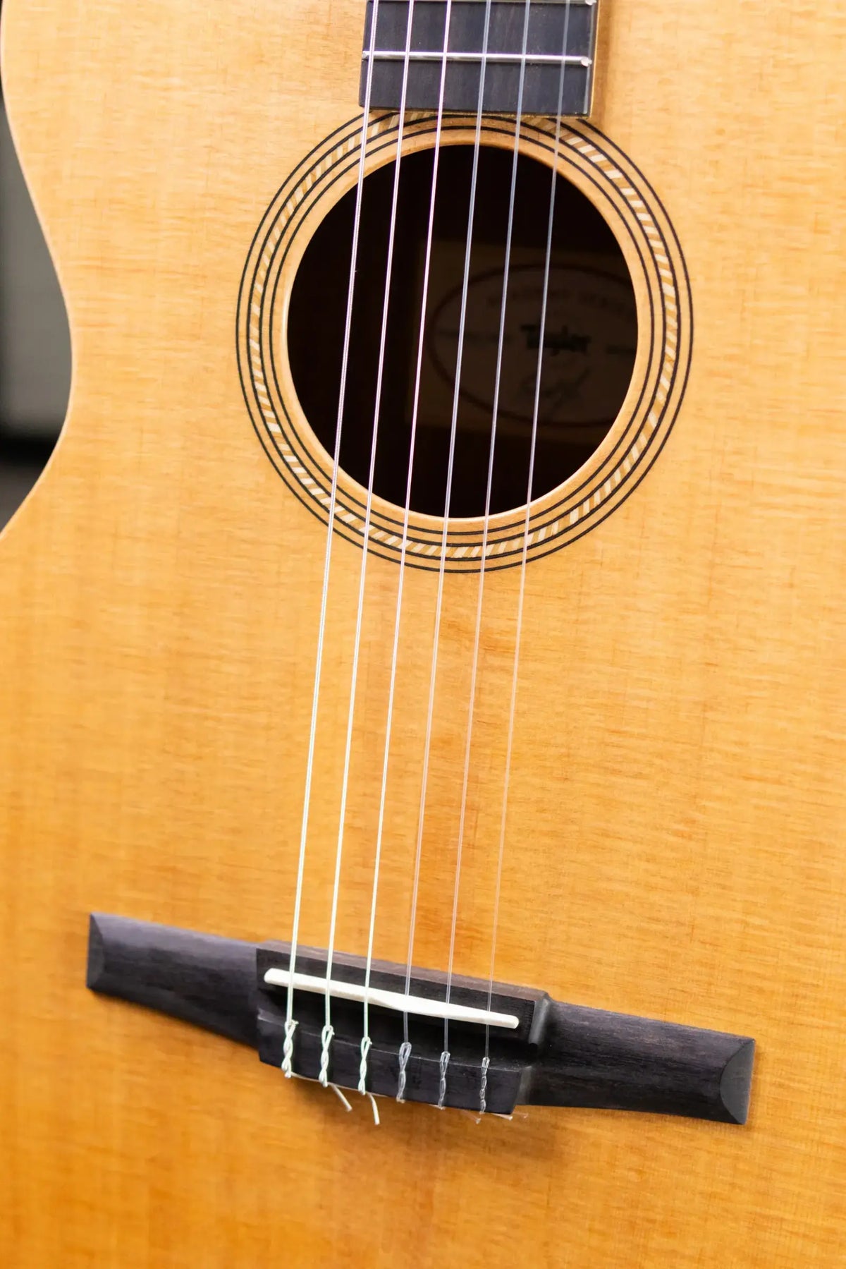 Taylor Academy 12e-N Nylon Grand Concert Acoustic/Electric Guitar with Gig Bag