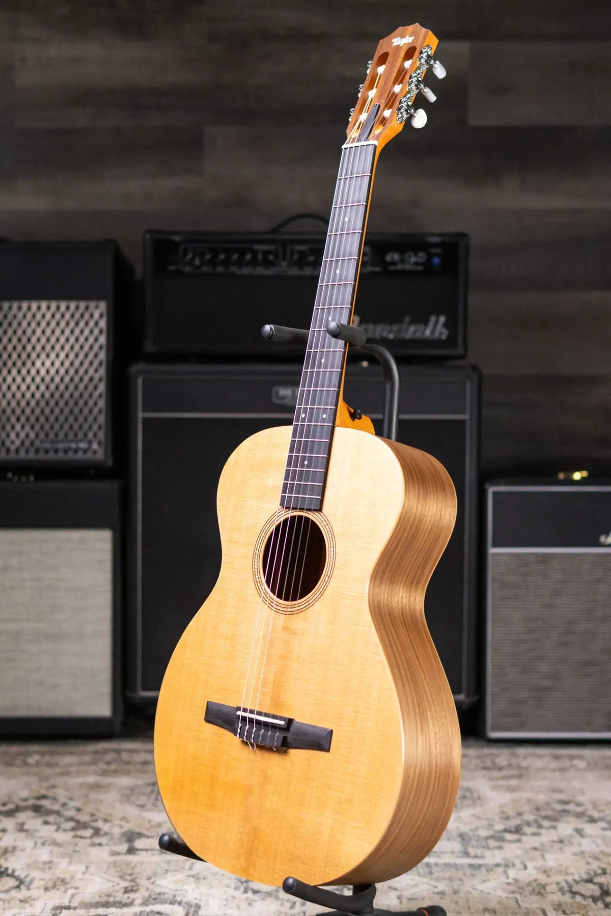 Taylor Academy 12e-N Nylon Grand Concert Acoustic/Electric Guitar with Gig Bag