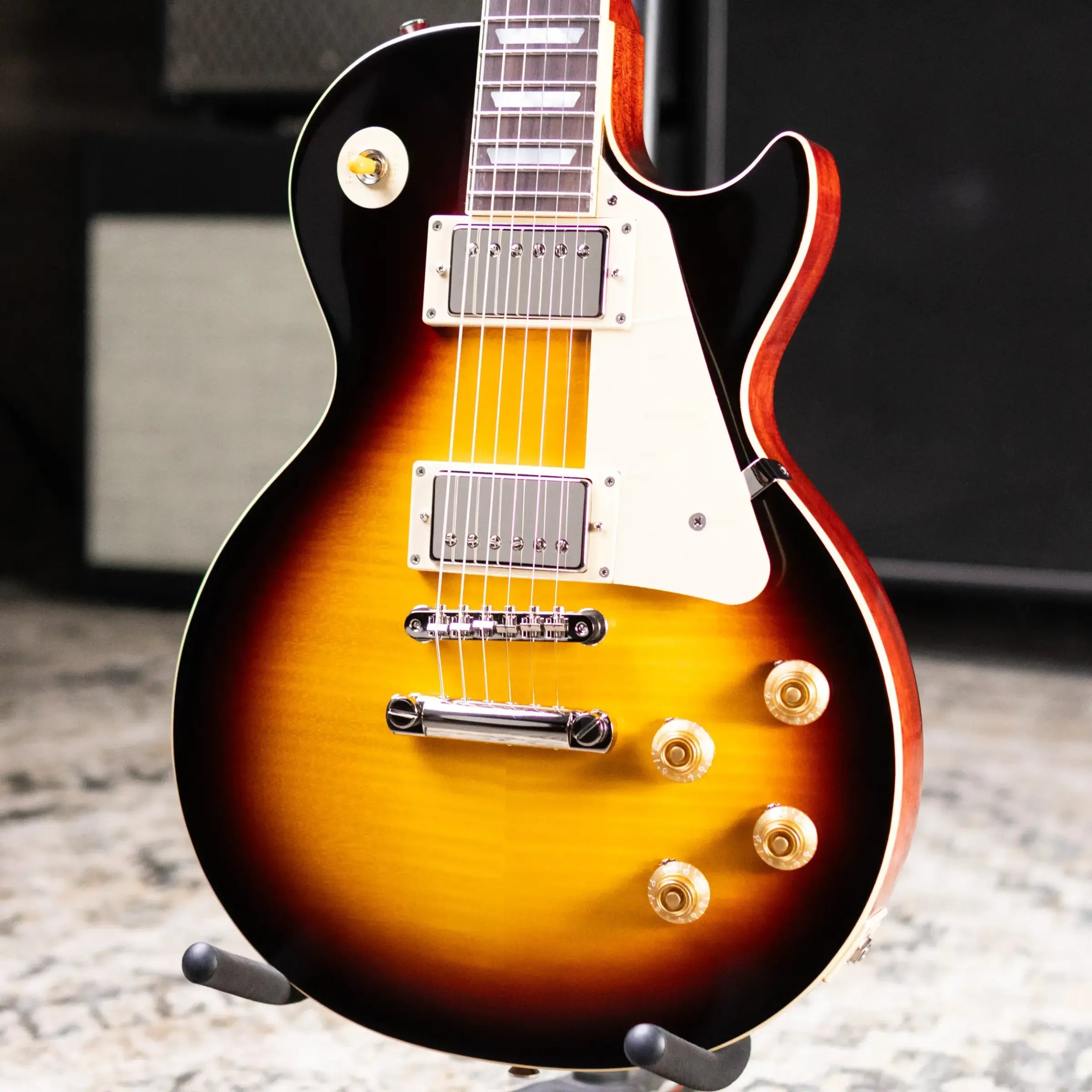 Epiphone 1959 Les Paul Standard Reissue Electric Guitar - Dark Burst with Hardshell Case