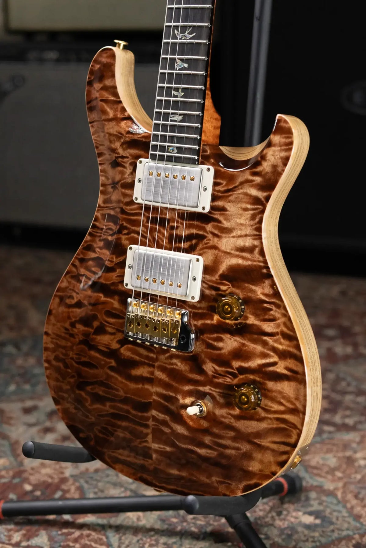 PRS Wood Library Custom 24 10-Top Quilt with Hardshell Case - Used