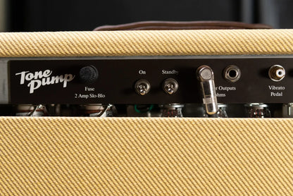 Tone Pump Custom Guitar Amplifier with Weber DT-12 Speaker -Tweed - Used