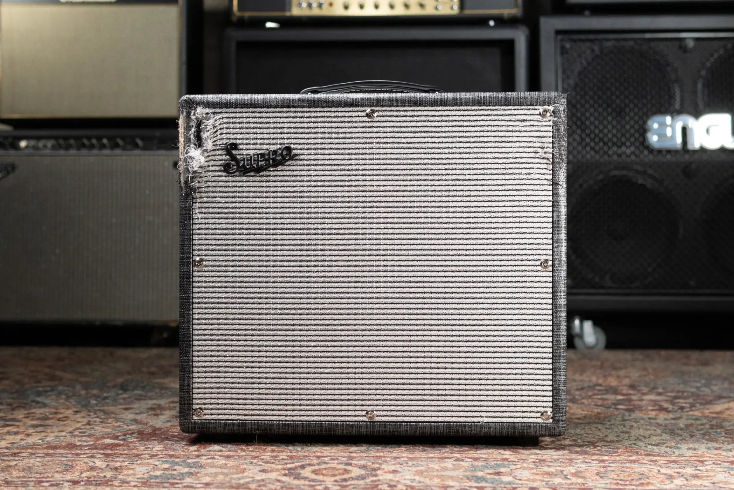 Supro 1696RT Black Magick Reverb Guitar Amplifier - Black Rhino - Used