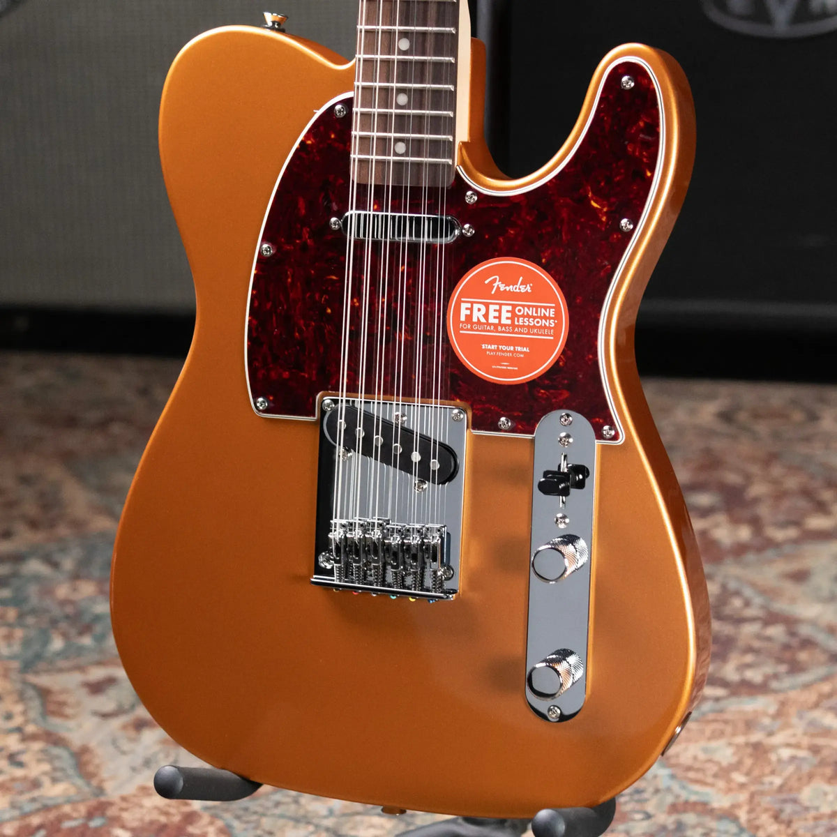 Squier Paranormal Troy Van Leeuwen Telecaster XII 12-String Electric Guitar - Copper