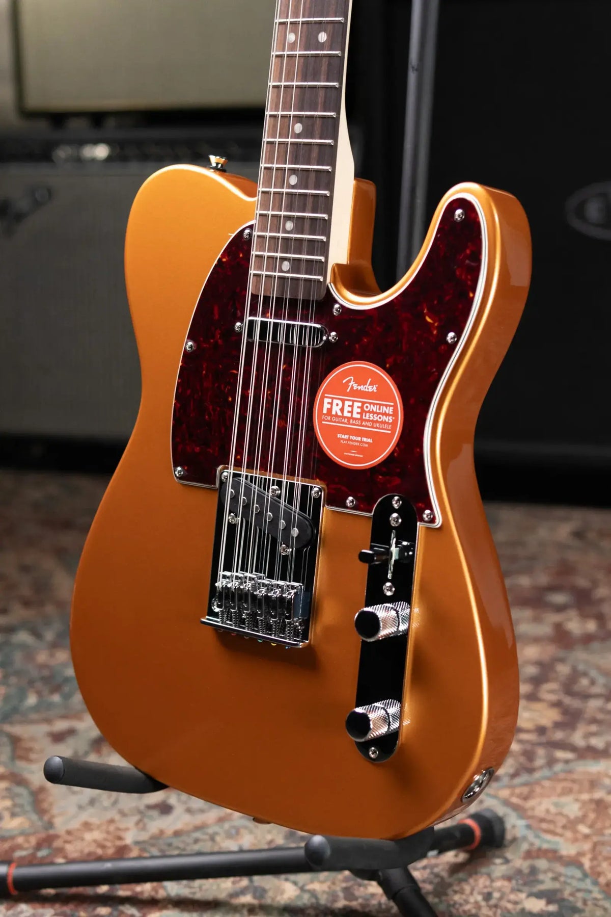 Squier Paranormal Troy Van Leeuwen Telecaster XII 12-String Electric Guitar - Copper