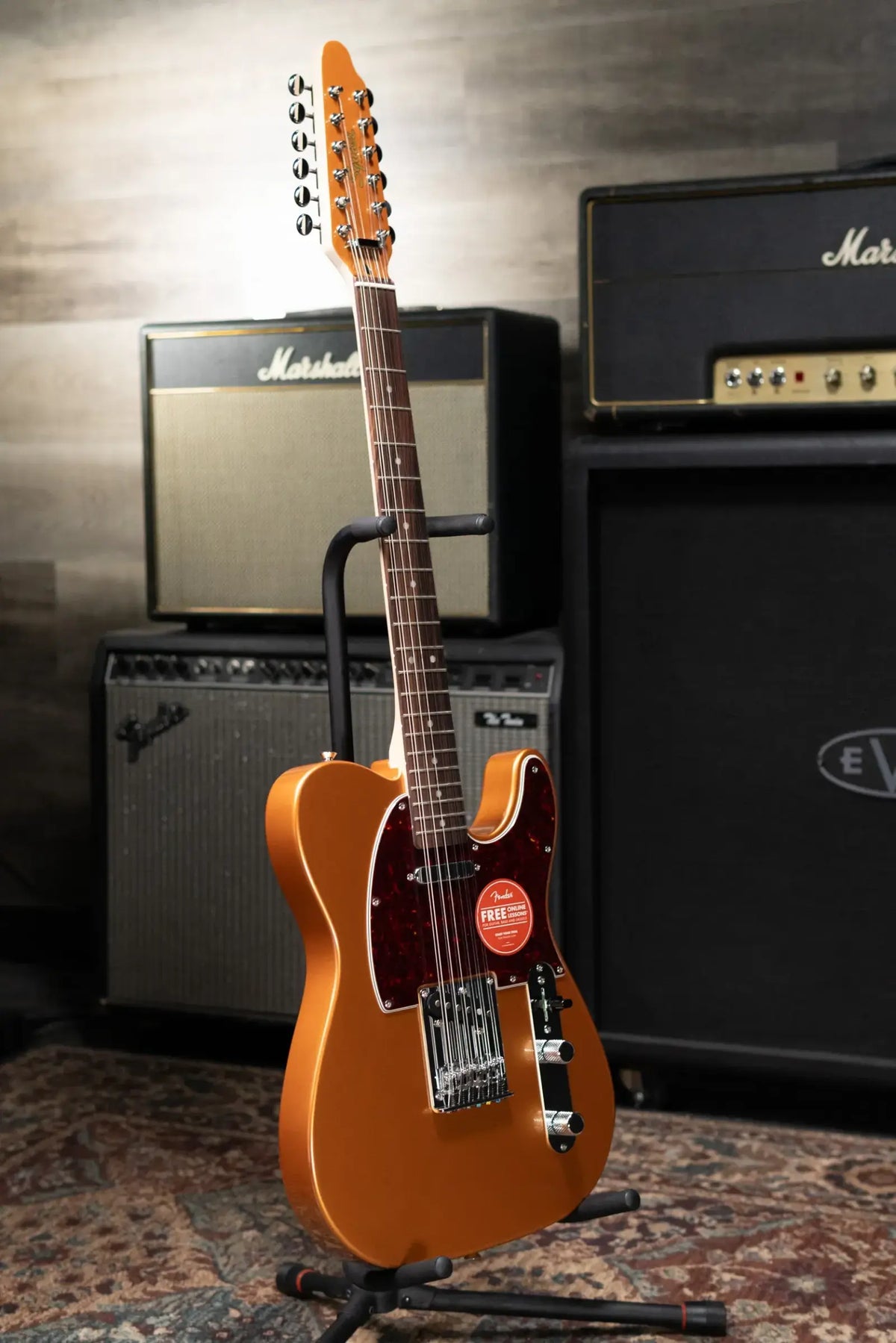 Squier Paranormal Troy Van Leeuwen Telecaster XII 12-String Electric Guitar - Copper