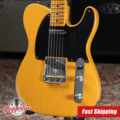 Fender Custom Shop 51 Nocaster Relic Electric Guitar - Butterscotch Blonde with Hardshell Case