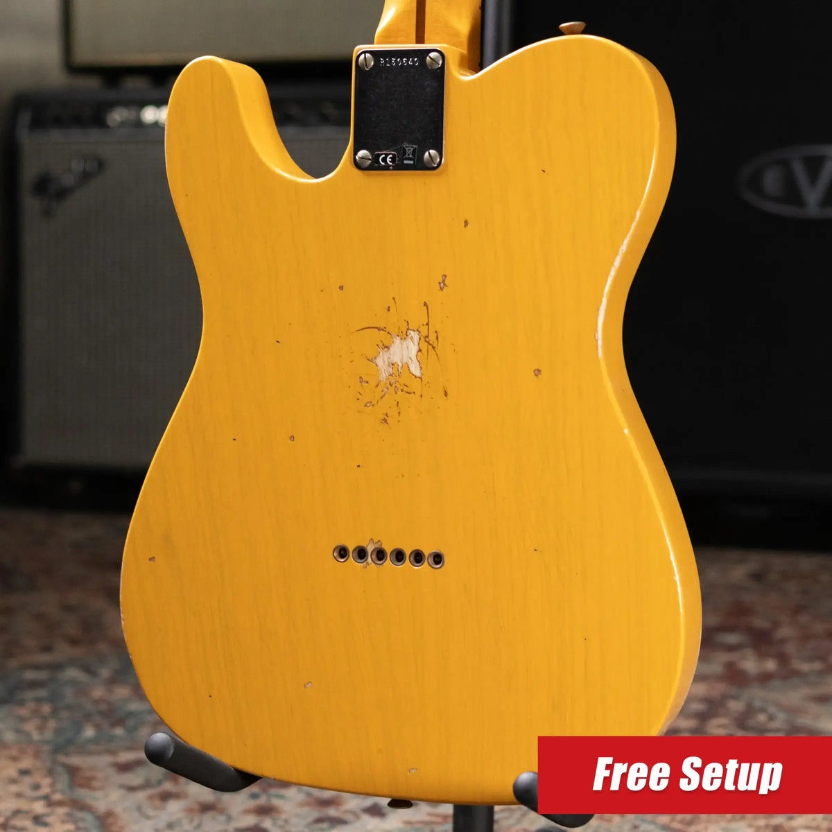 Fender Custom Shop 51 Nocaster Relic Electric Guitar - Butterscotch Blonde with Hardshell Case