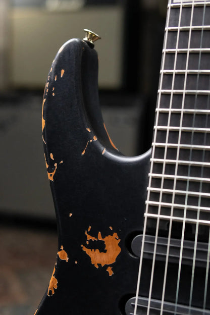 Jackson Pro Series Signature Phil Collen PC1-E Electric Guitar - Worn Black with Soft Case