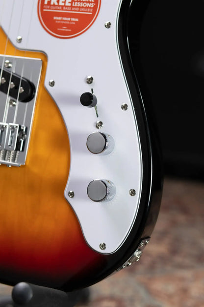 Squier Affinity Series Telecaster Thinline Electric Guitar - 3-Color Sunburst