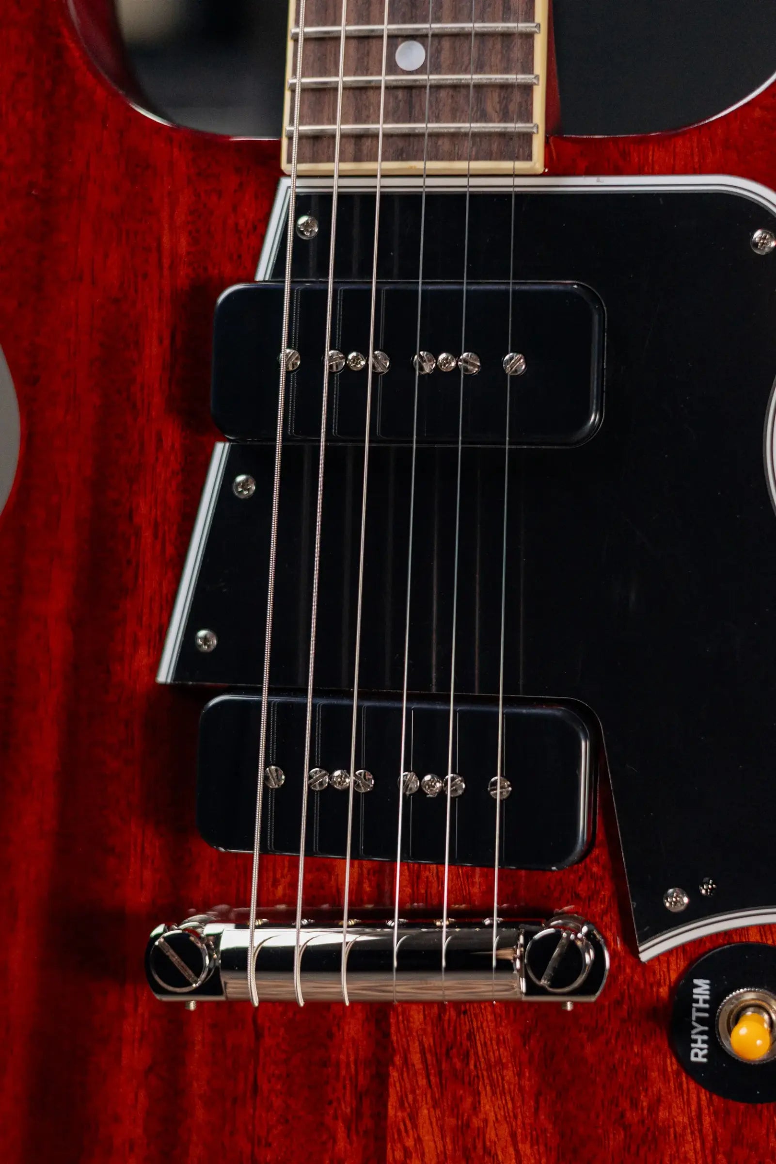 Epiphone Inspired By Gibson 1960 Les Paul Special Double Cut Reissue - Cherry Red with Hardshell Case
