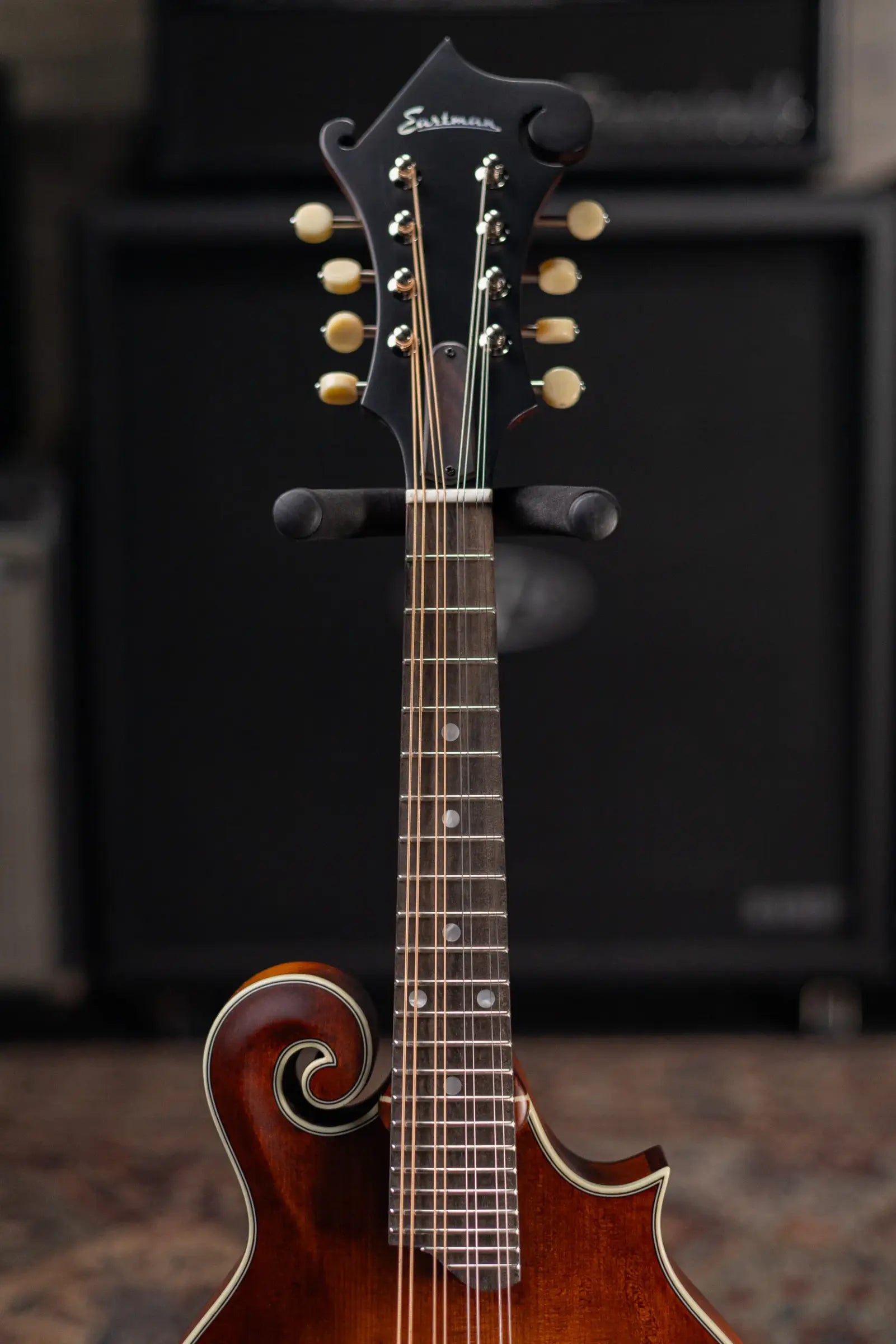 Eastman MD315 F-Style Wide Neck Mandolin - Amberburst with Gig Bag