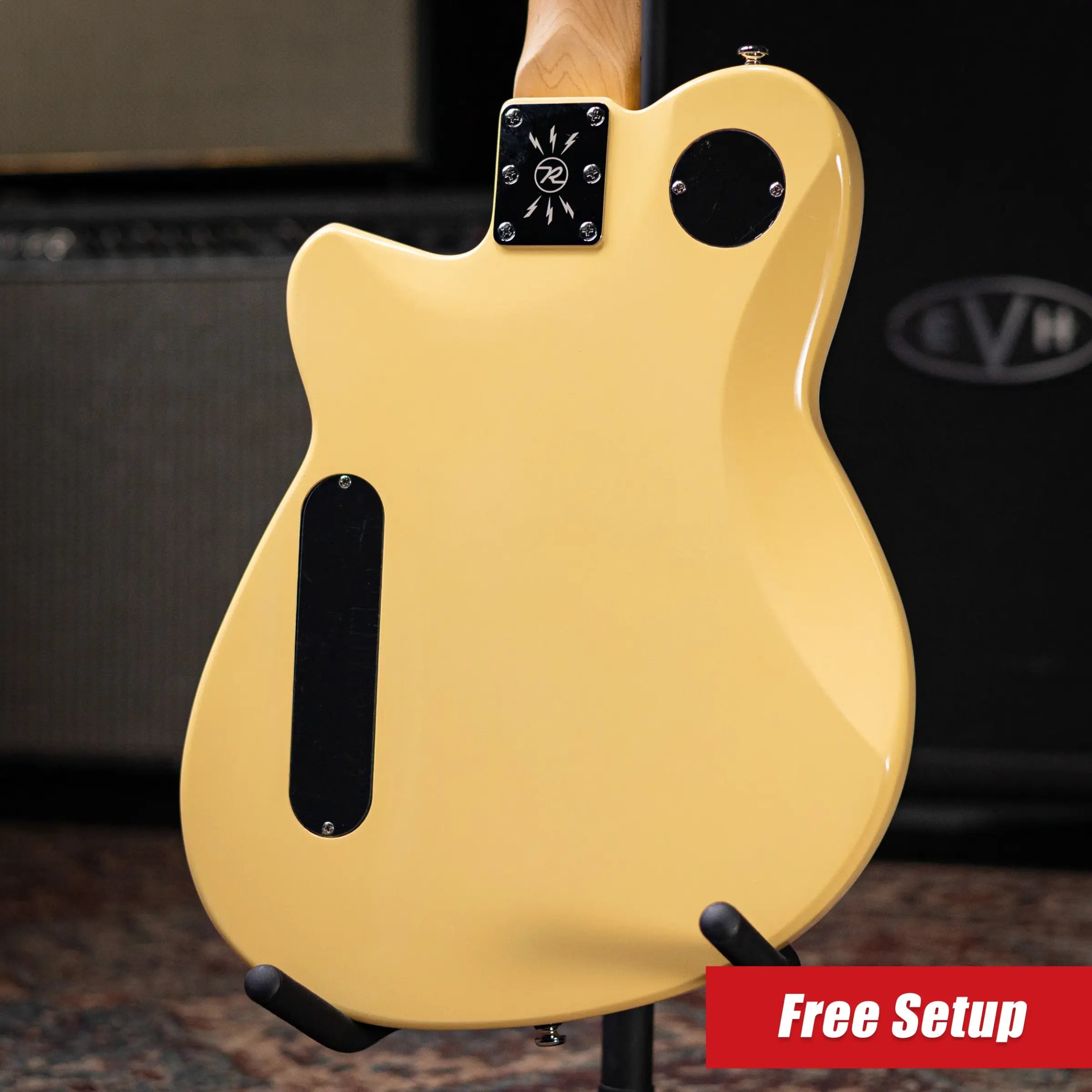 Reverend Chris Freeman Signature Electric Guitar - Powder Yellow