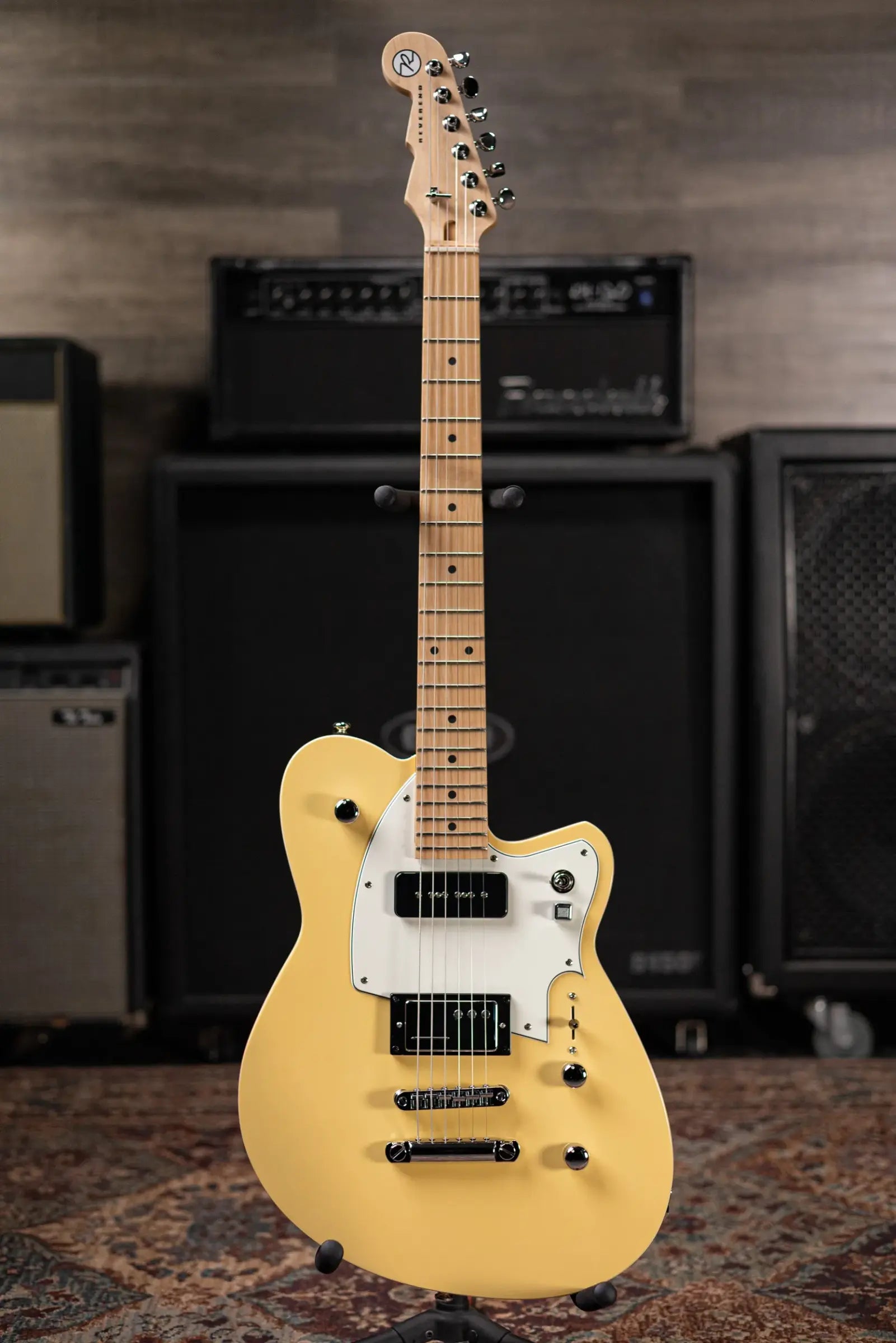 Reverend Chris Freeman Signature Electric Guitar - Powder Yellow