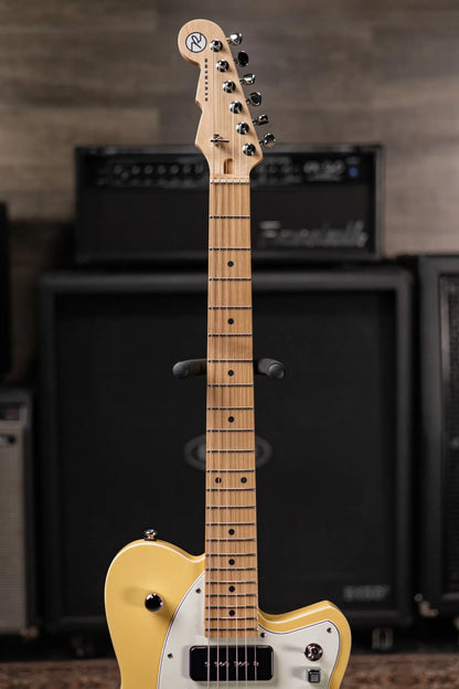 Reverend Chris Freeman Signature Electric Guitar - Powder Yellow
