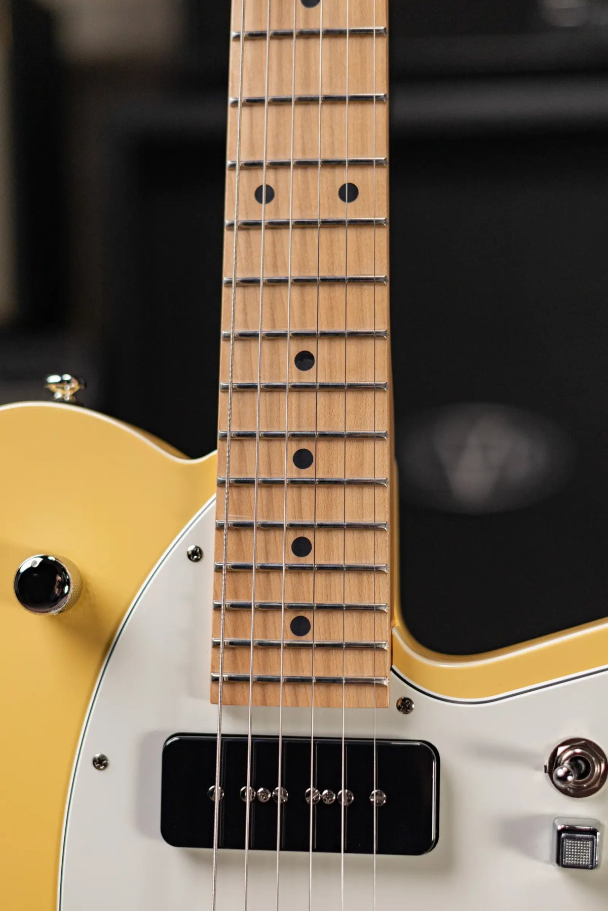 Reverend Chris Freeman Signature Electric Guitar - Powder Yellow