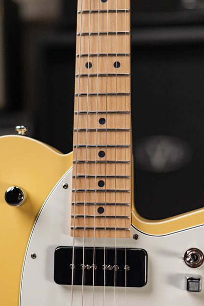 Reverend Chris Freeman Signature Electric Guitar - Powder Yellow