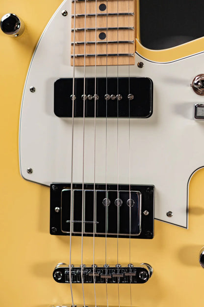 Reverend Chris Freeman Signature Electric Guitar - Powder Yellow